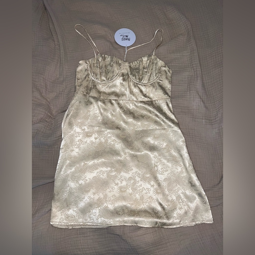 Princess Polly Champagne Pop Mini Dress
